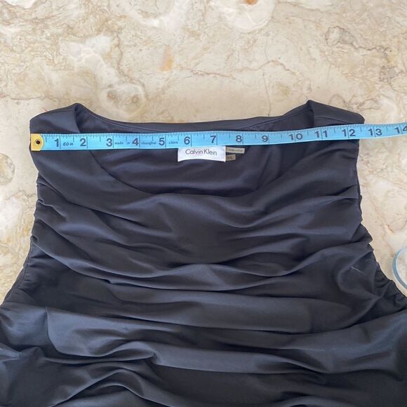 Calvin Klein Rushed Sleeveless Top - Picture 11 of 15